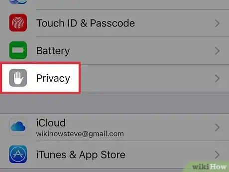 Imagen titulada Turn Off Location Services on an iPhone Step 2