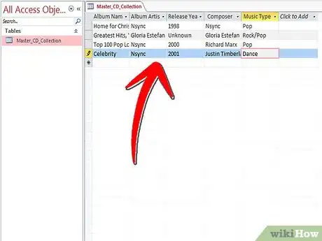 Imagen titulada Keep Track of Your CD Collection Using Microsoft Access Step 14