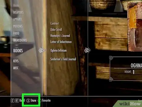 Imagen titulada Do the Oghma Infinium Glitch in Skyrim Step 17