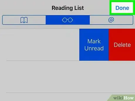 Imagen titulada Remove Items from Safari Reading List in iOS Step 6