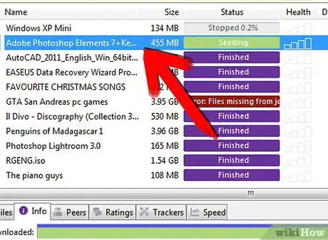 Imagen titulada Seed a Torrent Step 5Bullet1