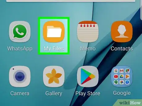 Imagen titulada Open File Manager on Samsung Galaxy Step 2
