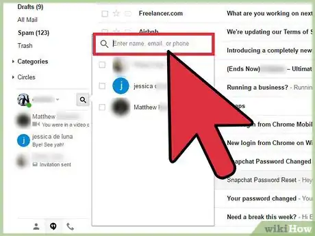 Imagen titulada Invite Someone to Chat in Gmail Step 4