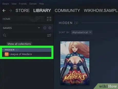 Imagen titulada Unhide Games in Steam Step 5