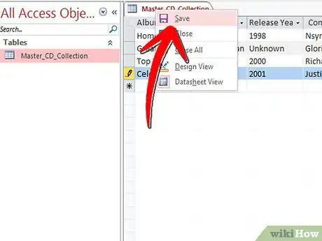 Imagen titulada Keep Track of Your CD Collection Using Microsoft Access Step 15