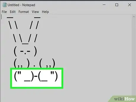Imagen titulada Make a Bunny by Typing Characters on Your Keyboard Step 68