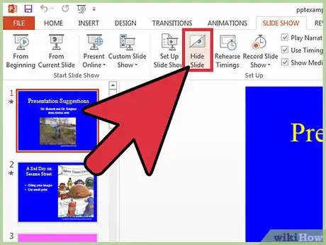 Imagen titulada Hide a Slide in PowerPoint Presentation Step 4
