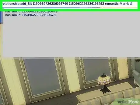 Imagen titulada Get Your Sims Married Using Cheats Step 18