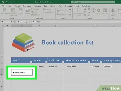 Imagen titulada Make a List Within a Cell in Excel Step 3