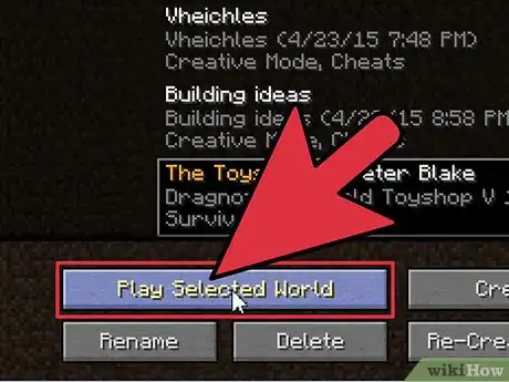 Imagen titulada Install Custom Maps in Minecraft Step 16