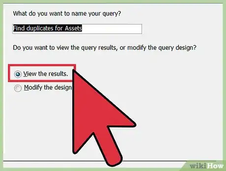 Imagen titulada Find Duplicates Easily in Microsoft Access Step 10