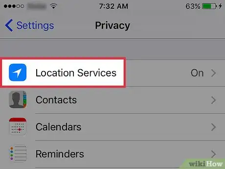Imagen titulada Turn Off Location Services on an iPhone Step 7