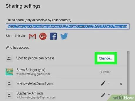 Imagen titulada Unshare a Google Drive Folder on PC or Mac Step 5