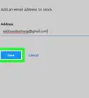 bloquear una dirección de correo electrónico de Yahoo!