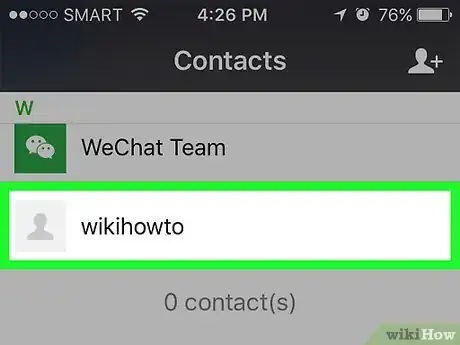 Imagen titulada Know if Someone Blocked You on WeChat Step 3