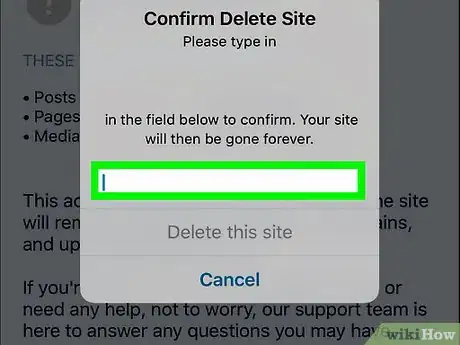 Imagen titulada Delete a WordPress.Com Blog Step 7