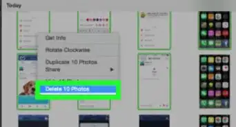 eliminar fotos de un iPad