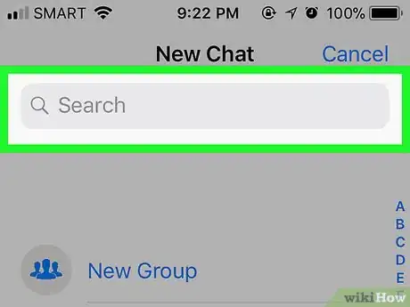 Imagen titulada Find Someone on WhatsApp Step 4