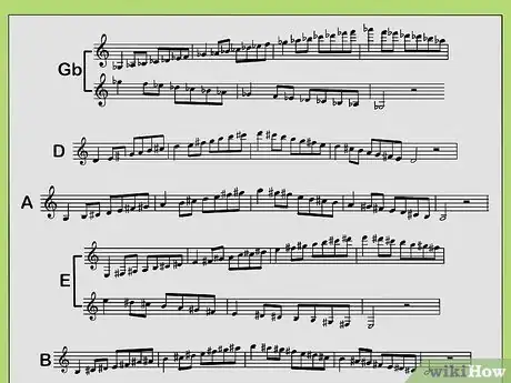 Imagen titulada Play Scales on the Clarinet Step 6