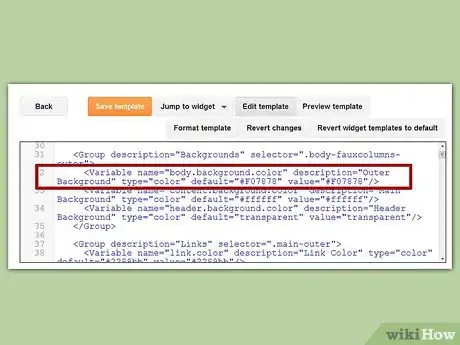 Imagen titulada Add a Blog Background Step 3