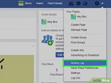 Imagen titulada View Hidden Posts on Facebook Step 8