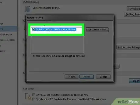 Imagen titulada Export Contacts from Outlook 2010 Step 11