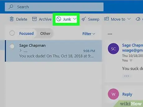 Imagen titulada Block a Contact on Outlook Mail Step 17
