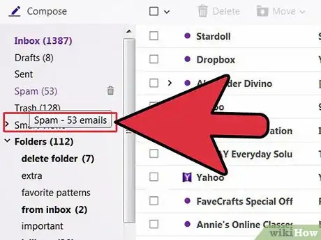 Imagen titulada Report a Spam in Yahoo! Mail Step 4