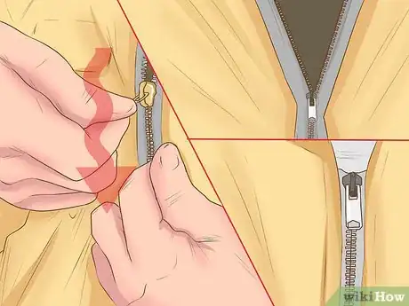 Imagen titulada Loosen a Hard to Close Zipper Step 1