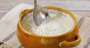 espesar un glaseado de queso crema
