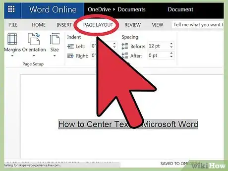 Imagen titulada Center Text in Microsoft Word Step 8