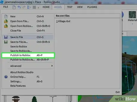 Imagen titulada Make a Good Place on ROBLOX Step 50