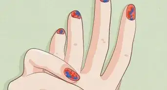 hacer uñas postizas con cinta adhesiva