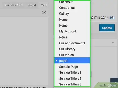 Imagen titulada Add a Subpage in Wordpress Step 10