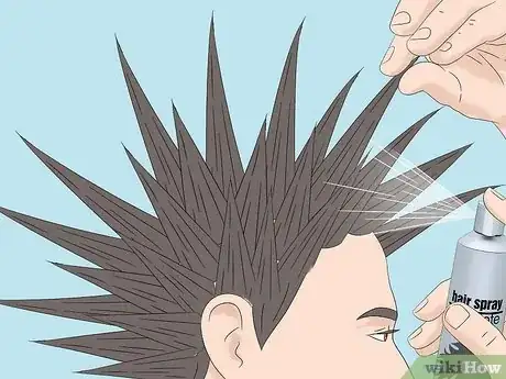 Imagen titulada Put up a Mohawk or Liberty Spikes Step 26