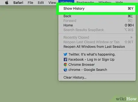 Imagen titulada View Your Browser History on a Mac Step 3