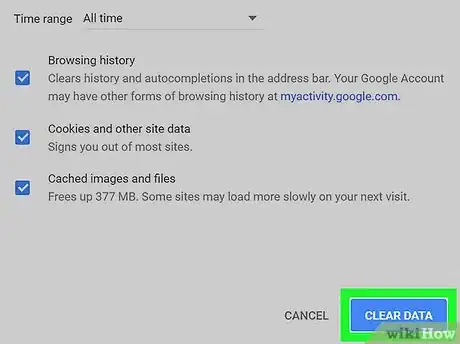 Imagen titulada Clear the Cache in Chrome Step 9
