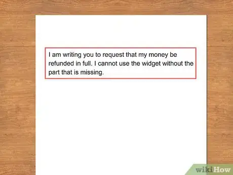 Imagen titulada Write a Letter Asking for a Refund Step 8