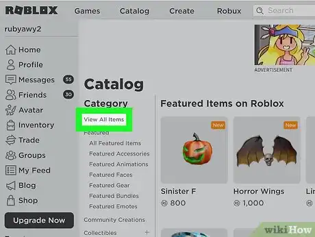 Imagen titulada Get Free Stuff on Roblox Step 3