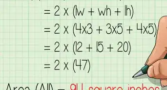 calcular la superficie del área de un prisma rectangular
