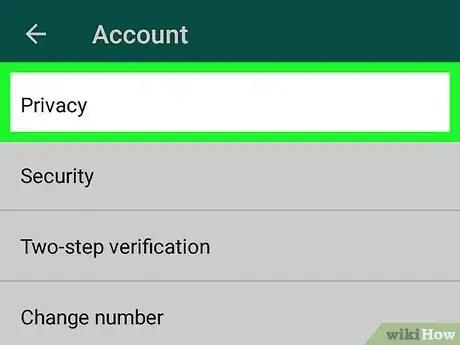 Imagen titulada Block Contacts on WhatsApp Step 14