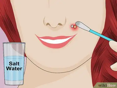 Imagen titulada Take Care of a New Monroe Piercing Step 10