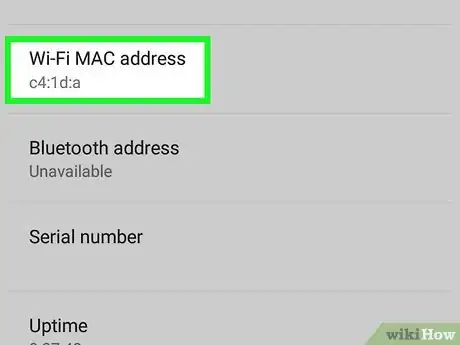 Imagen titulada Find Your Mac Address on Samsung Galaxy Step 4