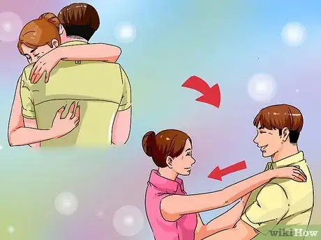 Imagen titulada Romantically Hug a Guy Step 4