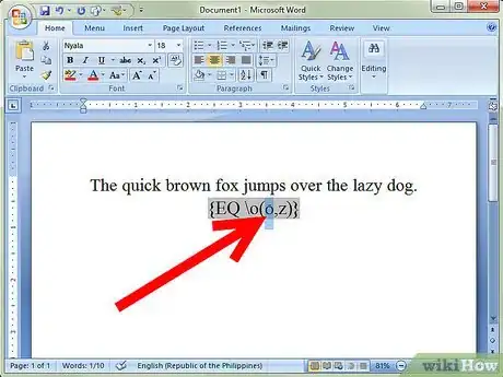 Imagen titulada Make Custom Special Characters in Word Step 13