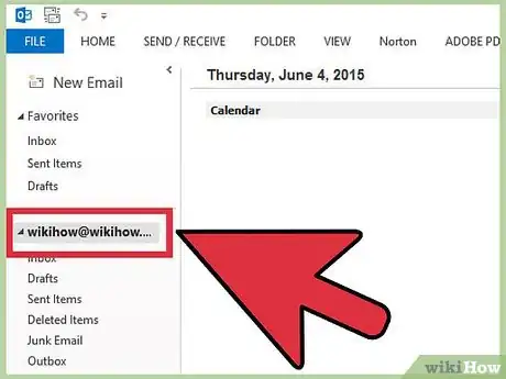 Imagen titulada Turn On or Off the Out of Office Assistant in Microsoft Outlook Step 1
