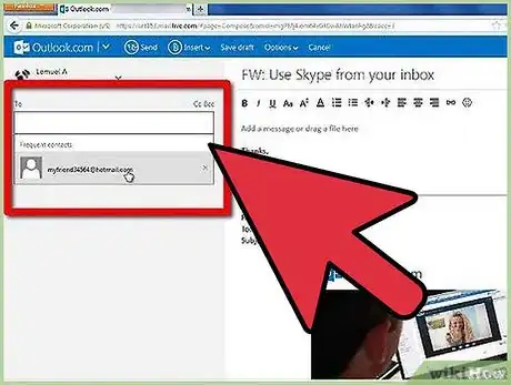 Imagen titulada Forward an Email to Someone in Hotmail Step 5