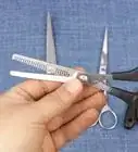cortar el pelo de un perro con tijeras