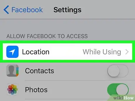 Imagen titulada Turn Off Location on Facebook Step 4