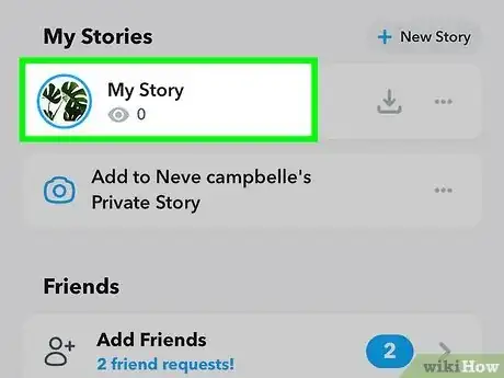 Imagen titulada View Snapchat Stories Step 10